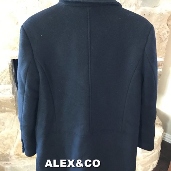 NWT ZARA STUDIO $279 DOUBLE BREASTED WOOL COAT PARKA JACKET 8088/785 - Picture 6 of 9